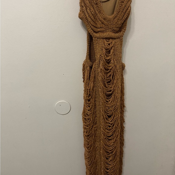 Cult Gaia gold dress. - Picture 4 of 4